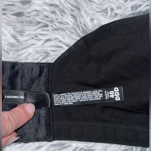 Torrid Curve Perfect T-Shirt Push-Up Bra Black Size 40DDD - Picture 8 of 8